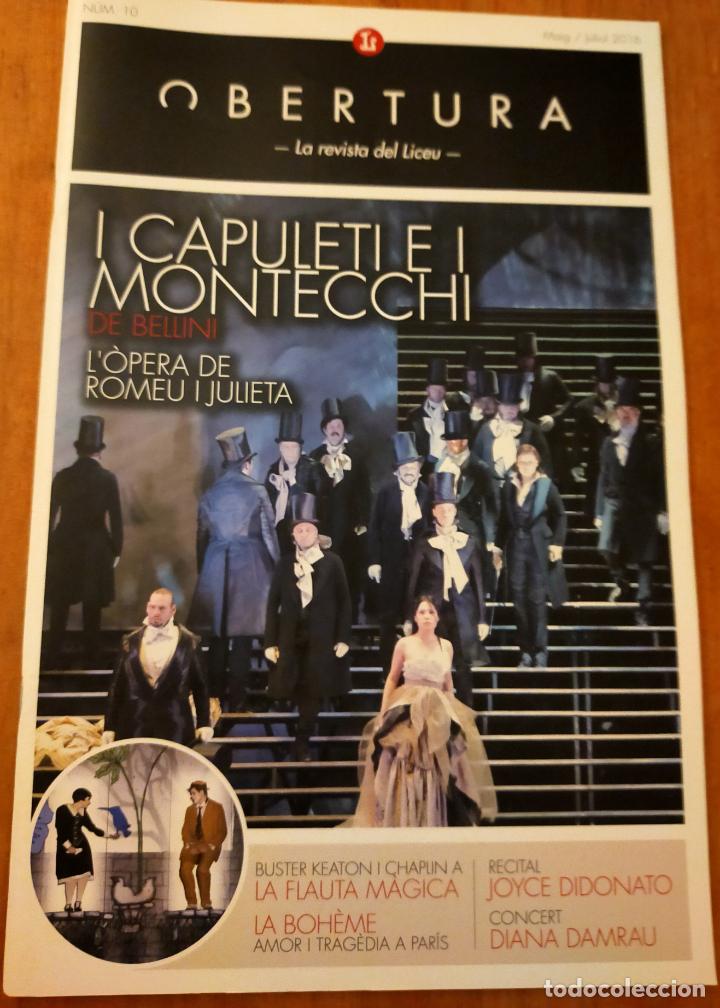 Musikzeitschriften: OBERTURA - REVISTA DEL LICEU - CATALA - N&ordm; 10
