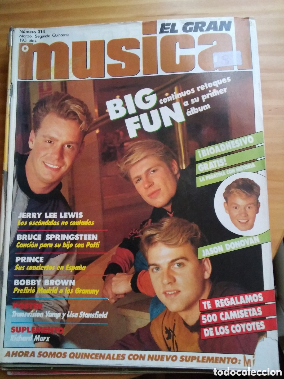 Magazines de musique: El gran musical revista quincenal marzo n&uacute;mero 314 poster transmisi&oacute;n vamp/ lisa standfield