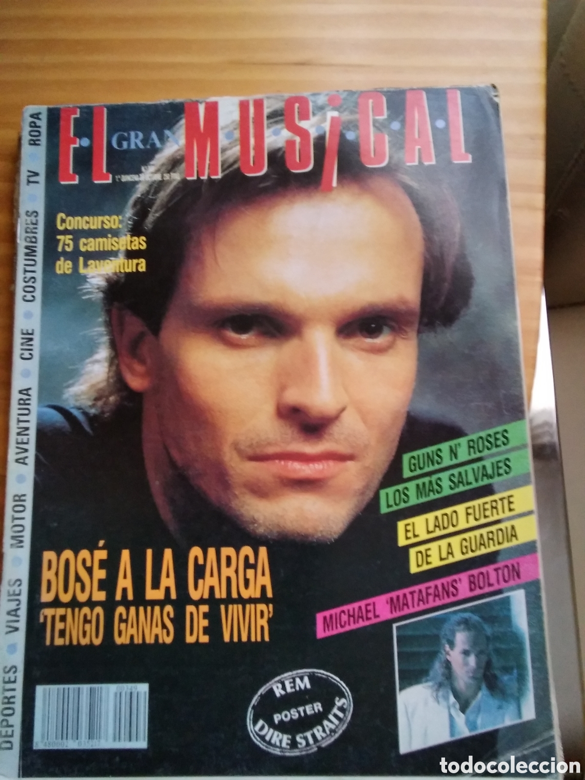 Revistas de m&uacute;sica: &Eacute;l gran musical revista quincenal octubre n&uacute;mero 349 Miguel Bos&eacute;