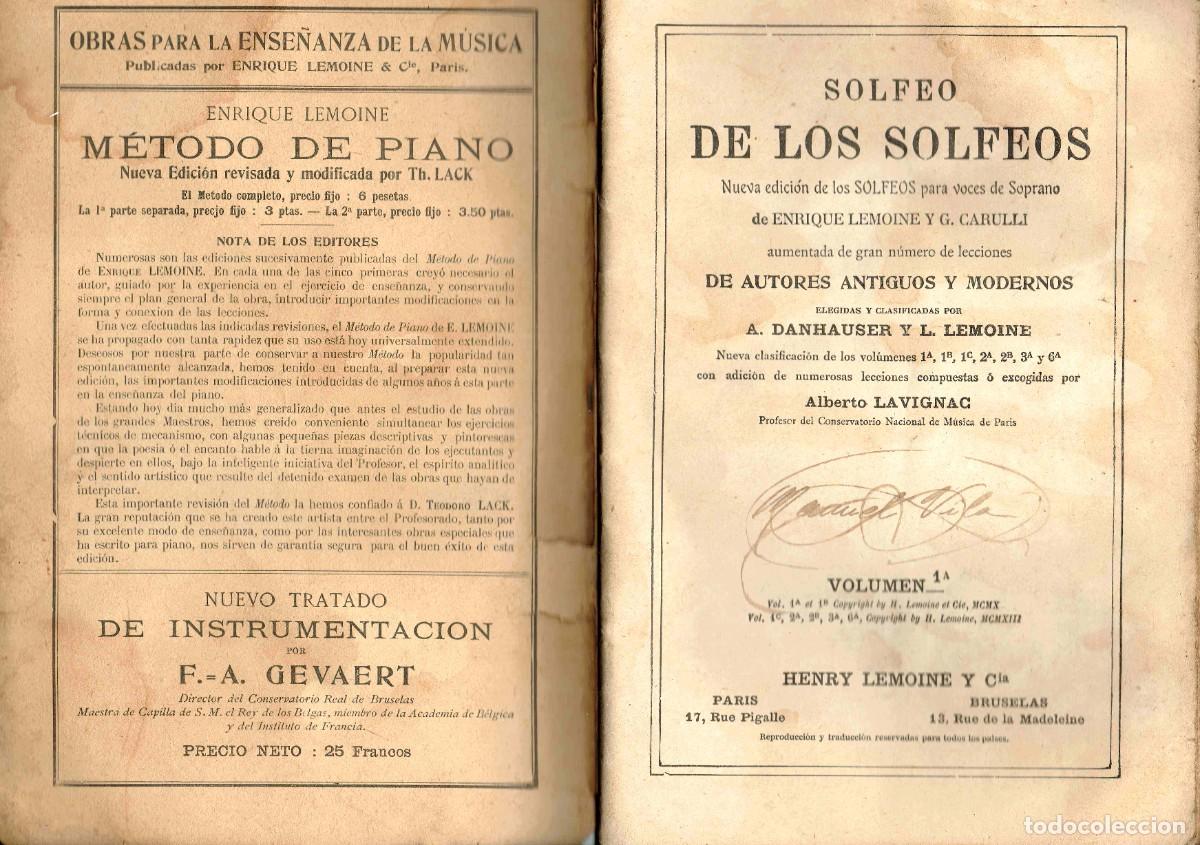 Revistas de m&uacute;sica: Manual de Solfeo - Foto 2
