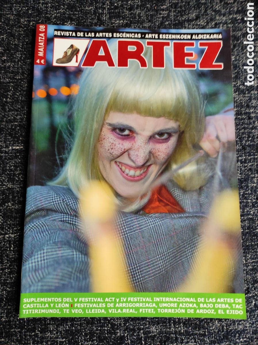 Music magazines: ARTEZ REVISTA DE LAS ARTES ESCENICAS MAYO DE 2008