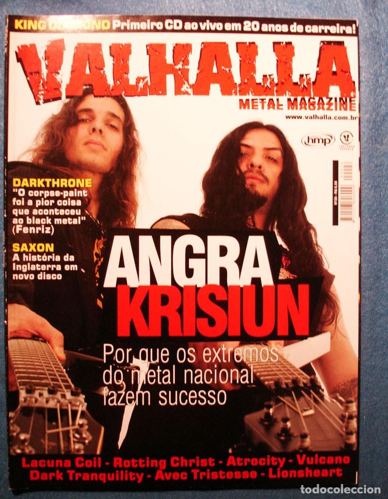 Music magazines: ANGRA KRISIUN King Diamond Revista VALHALLA Brasil 2004