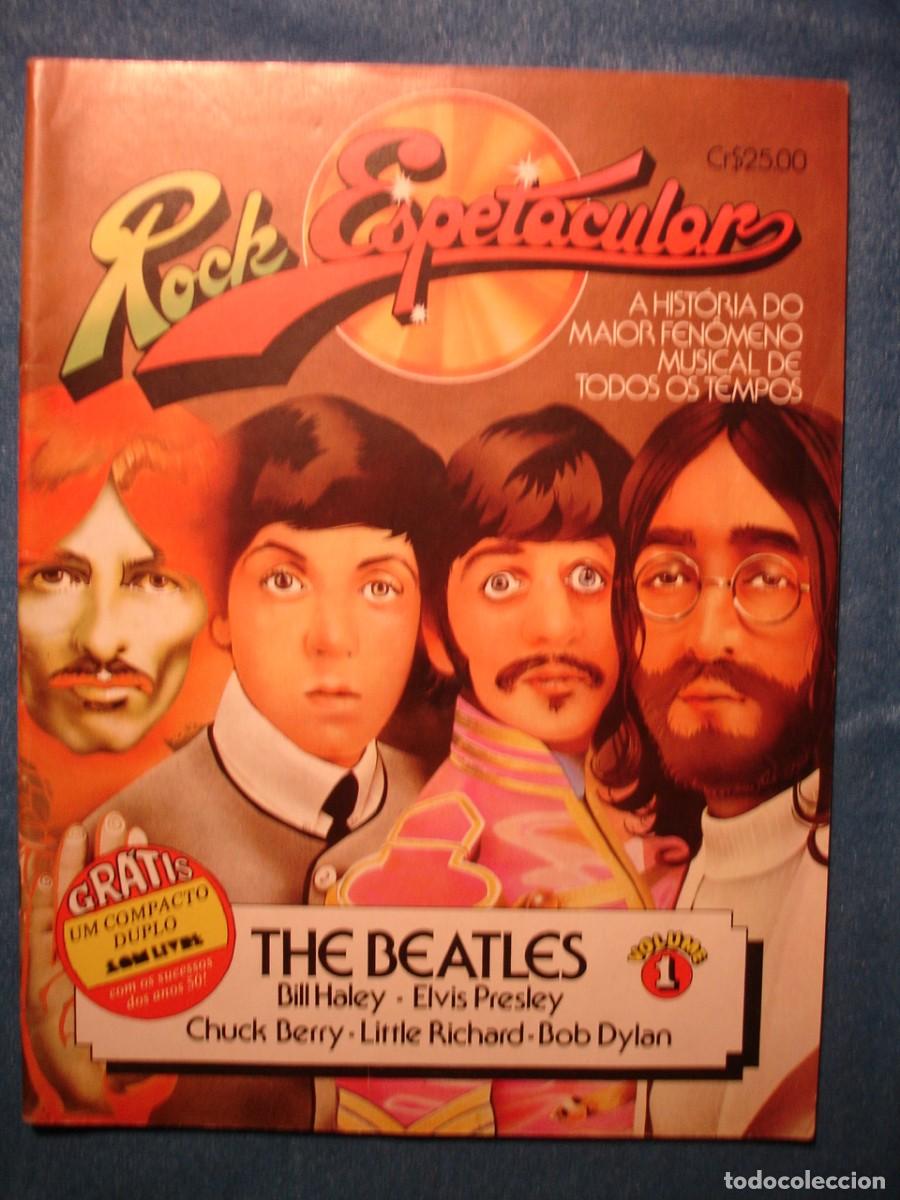 Revistas de m&uacute;sica: BEATLES BOB DYLAN Revista ROCK ESPETACULAR Brasil 1976