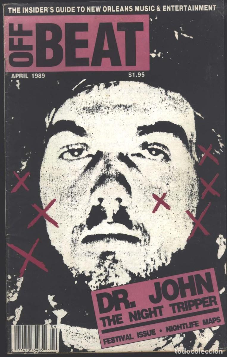 Music magazines: DR. JOHN Revista OFF BEAT USA 1989