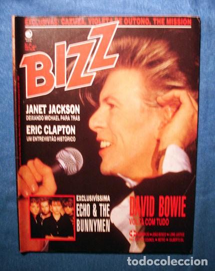 Revistas de m&uacute;sica: DAVID BOWIE ECHO & THE BUNNYMEN Revista BIZZ Brasil 1987