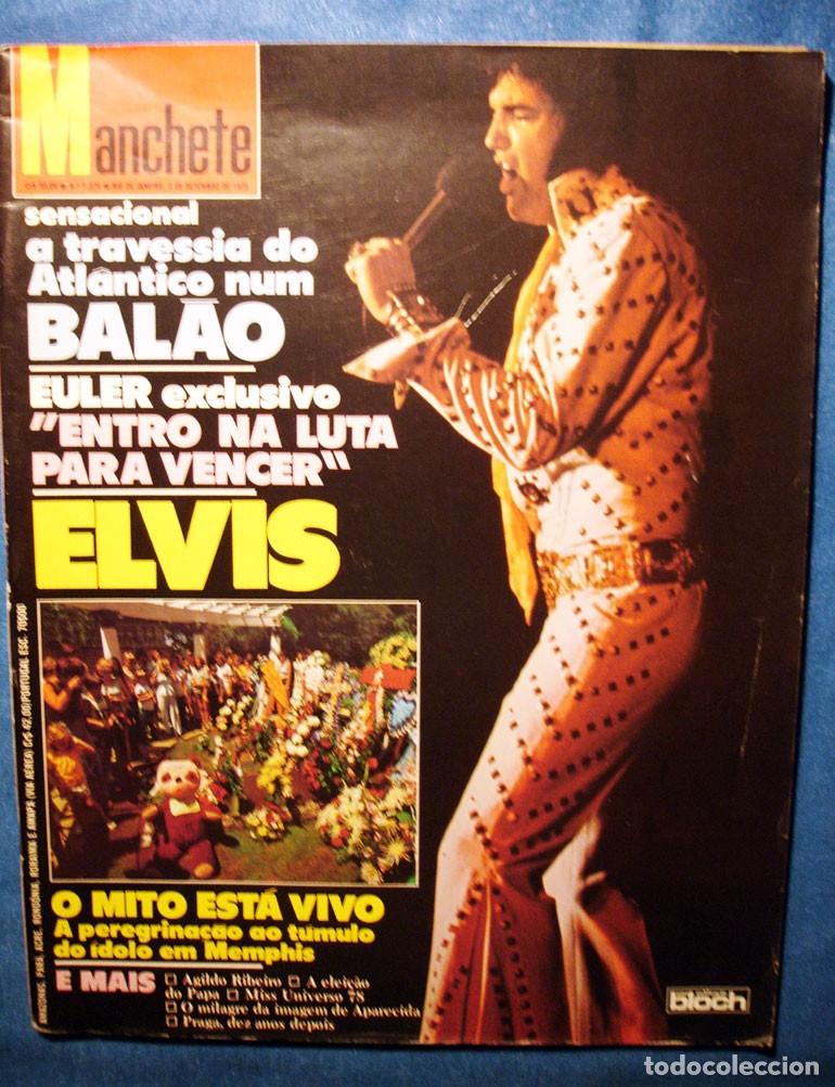 Music magazines: ELVIS PRESLEY Revista MANCHETE Brasil 1978