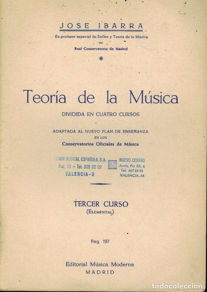 Magazines de musique: TEOR&Iacute;A DE LA M&Uacute;SICA (TERCER CURSO)