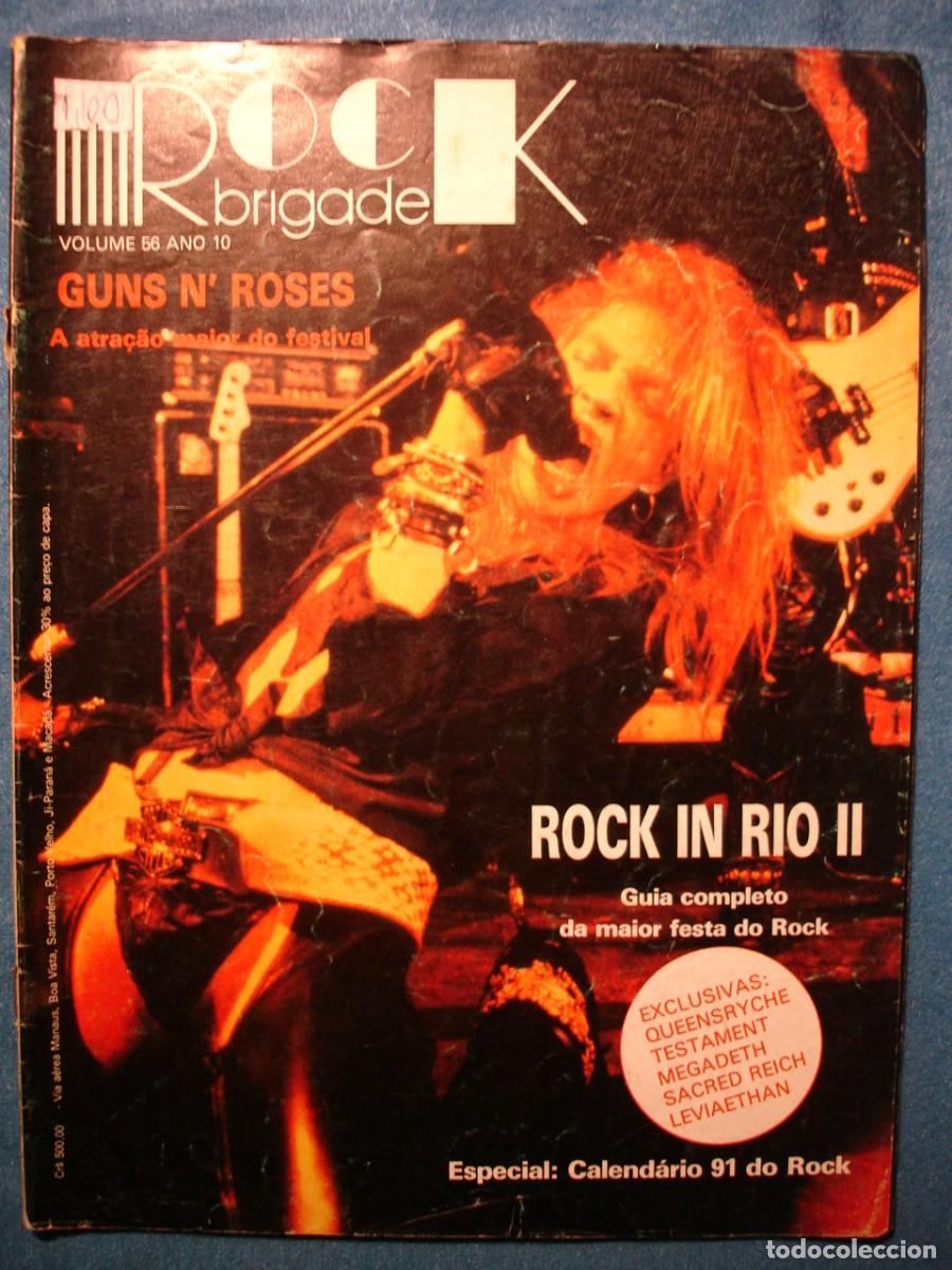 Magazines de musique: AXL ROSE GUNS N'ROSES Revista ROCK BRIGADE Brasil 1999
