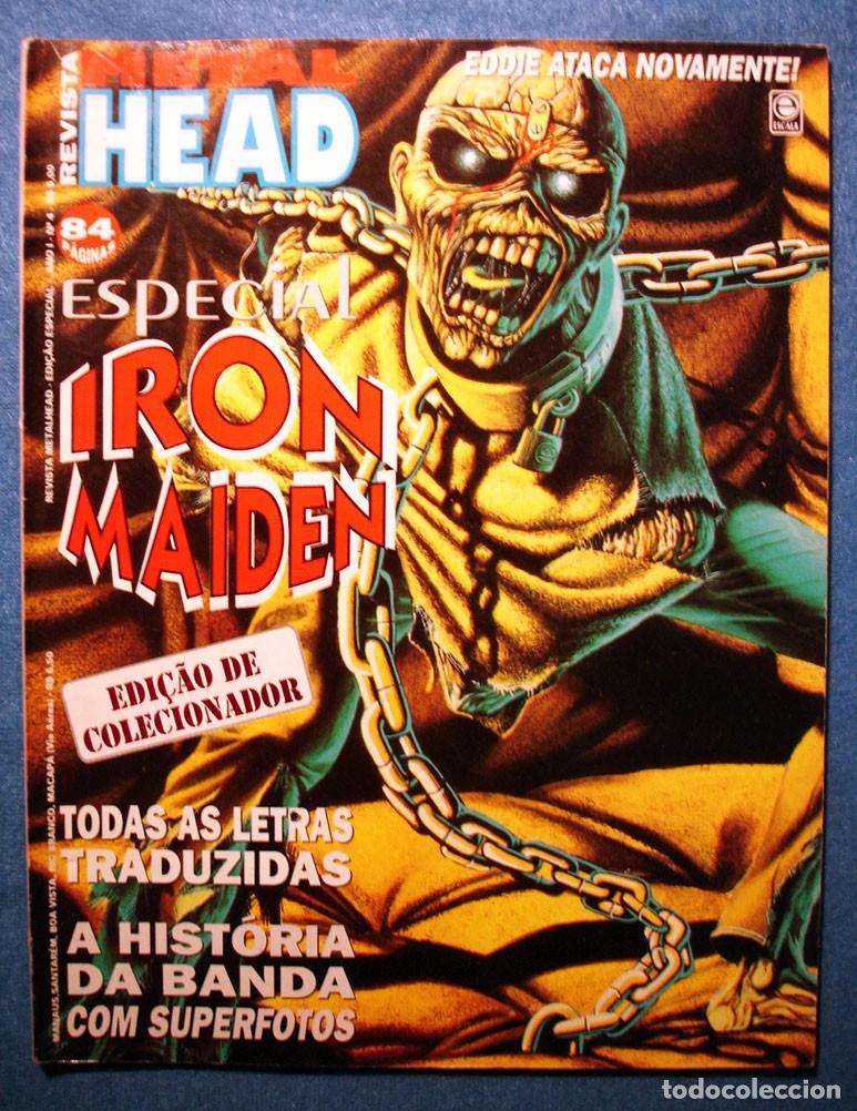 Revistas de m&uacute;sica: IRON MAIDEN Especial Revista Metal Head Brasil 1990s