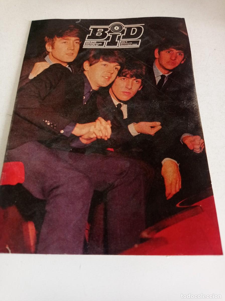 Magazines de musique: Antigua revista musical Bid N 66 1989 portada los Beatles
