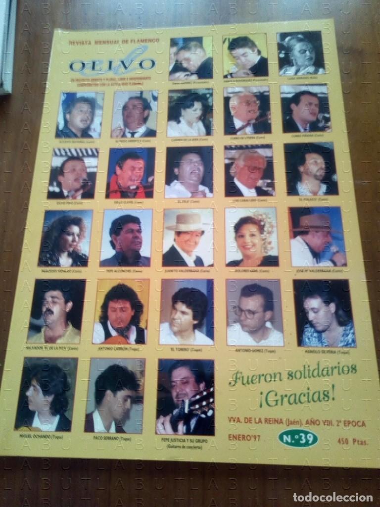 Music magazines: EL OLIVO 39 FLAMENCO CANTE JONDO REVISTA ENERO 97 LG37