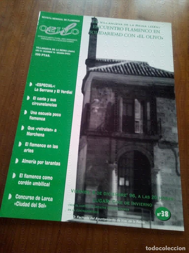 Music magazines: EL OLIVO 38 FLAMENCO CANTE JONDO REVISTA DICIEMBRE 96 LG37