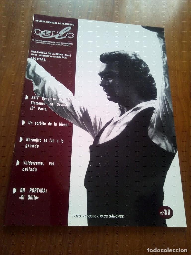 Music magazines: EL OLIVO 37 FLAMENCO CANTE JONDO REVISTA NOVIEMBRE 96 LG37
