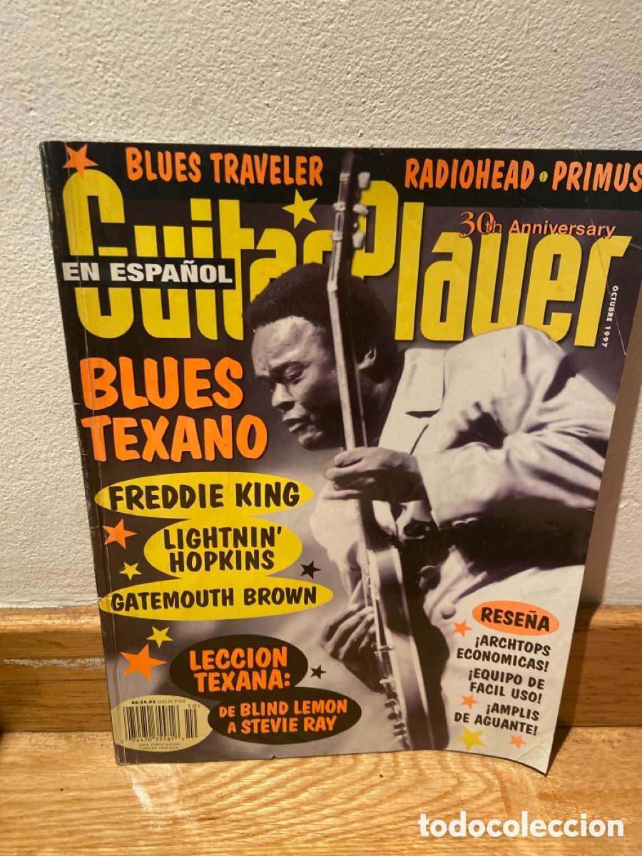 Music magazines: Guitar player en espa&ntilde;ol blues texano 30 aniversario