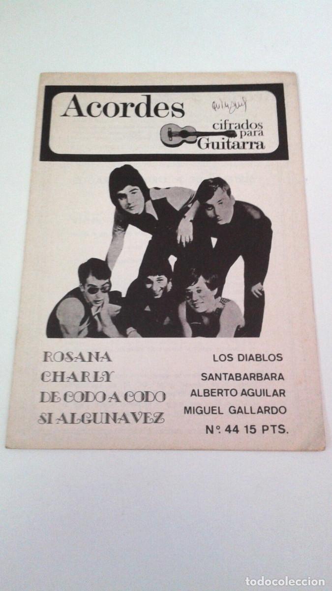 Music magazines: REVISTA &rdquo;ACORDES CIFRADOS PARA GUITARRA NUMERO 44&rdquo; EN BUEN ESTADO LOS DIABLOS