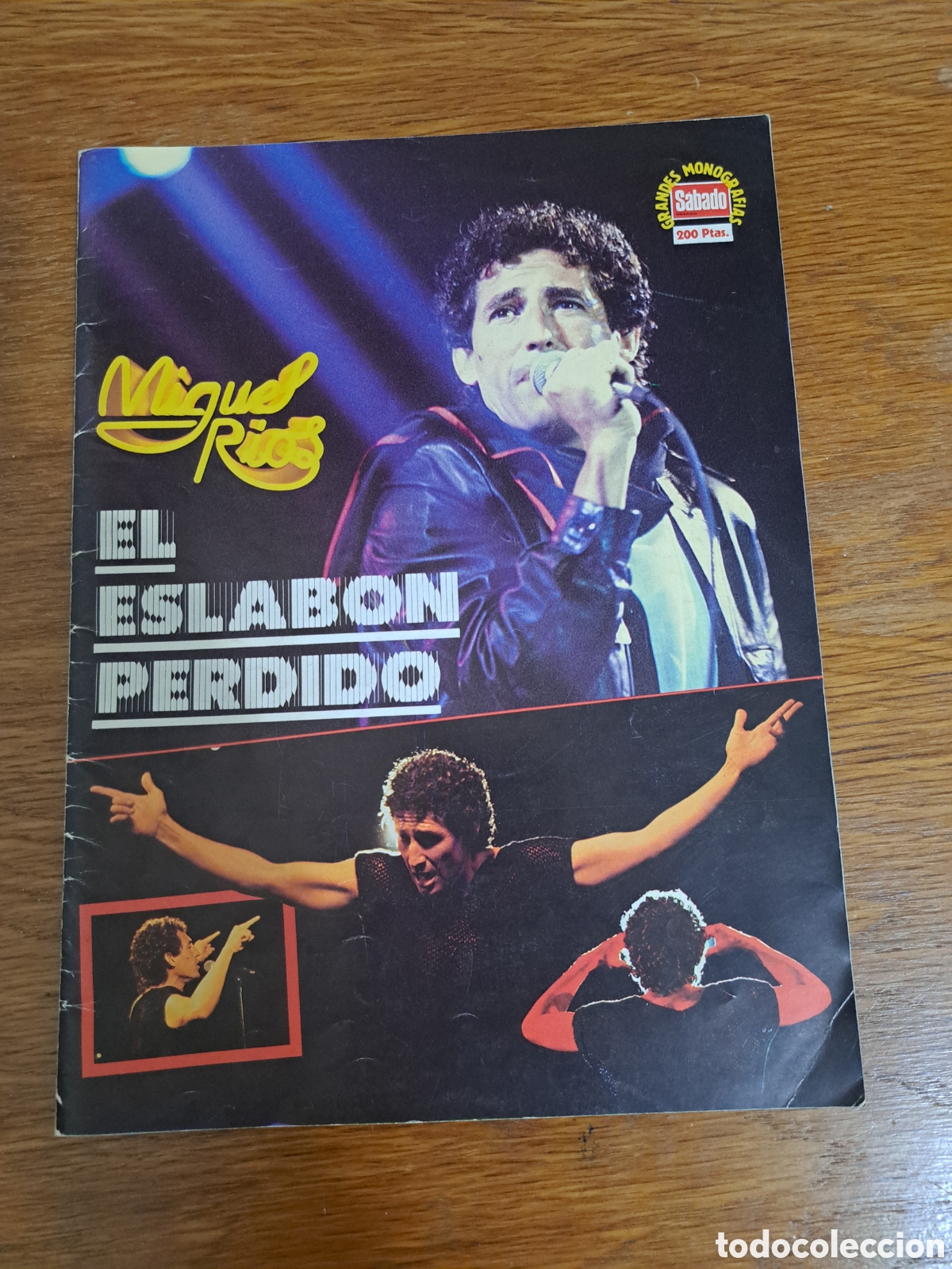 Revistas de m&uacute;sica: Miguel R&iacute;os.- Revista 1982 El Eslab&oacute;n Perdido