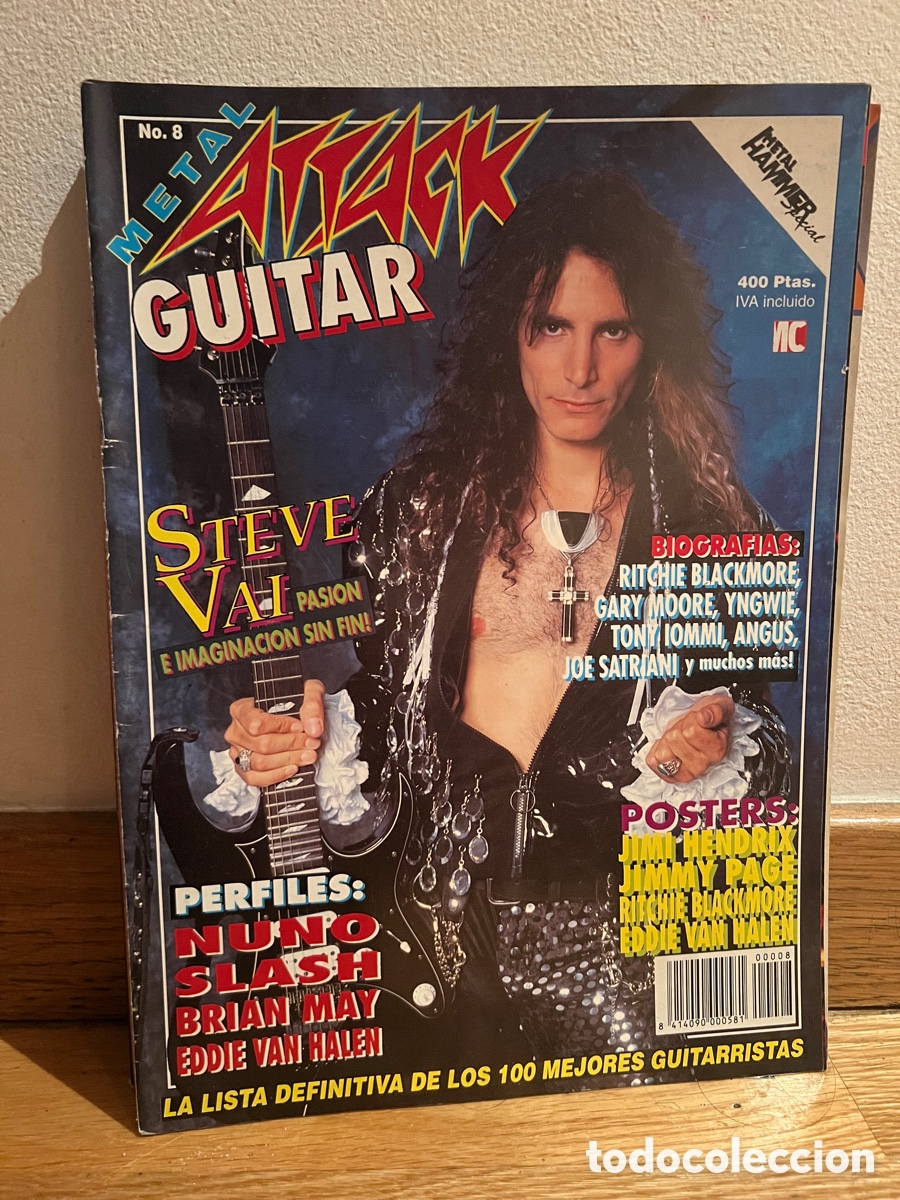 Music magazines: Metal attack guitar n&uacute;mero 8