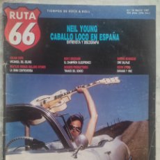 Revistas de música: RUTA 66 Nº 18 MAYO 1988 NEIL YOUNG ROCK AND ROLL COUNTRY GARAGE PUNK MUY BUENAS CONDICIONES