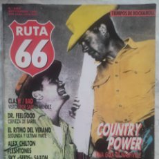 Revistas de música: RUTA 66 - Nº 10 SEPTIEMBRE 1986 DR FEELGOOD THE VLASH/BAD COUNTRY - GARAGE PUNK -