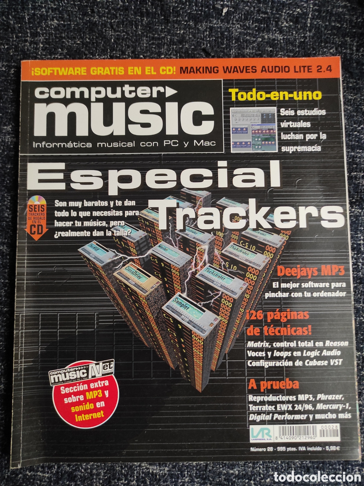 Magazines de musique: REVISTA COMPUTER MUSIC N&ordm; 28 ESPECIAL TRACKERS - INFORMATICA MUSICAL CON PC
