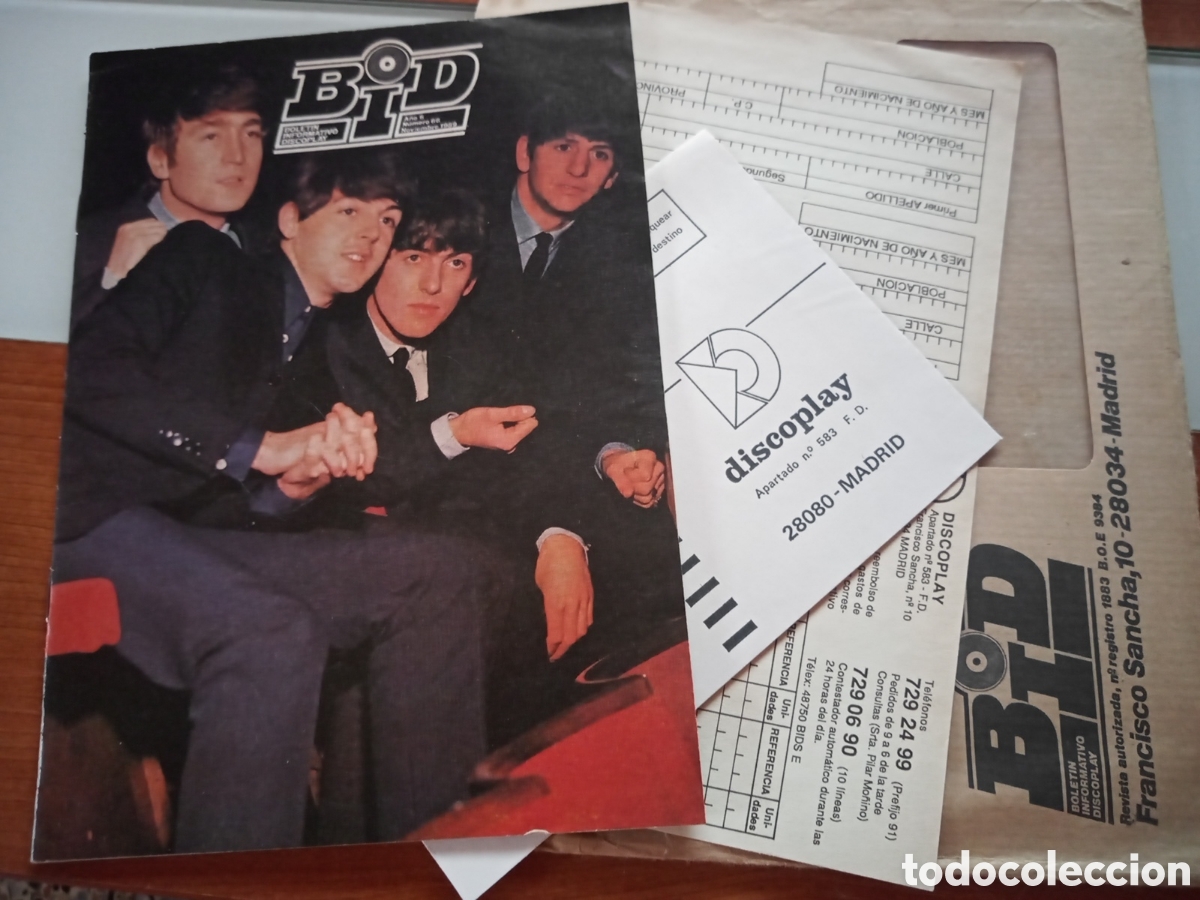 Magazines de musique: Boletin Discoplay BID Noviembre 1989