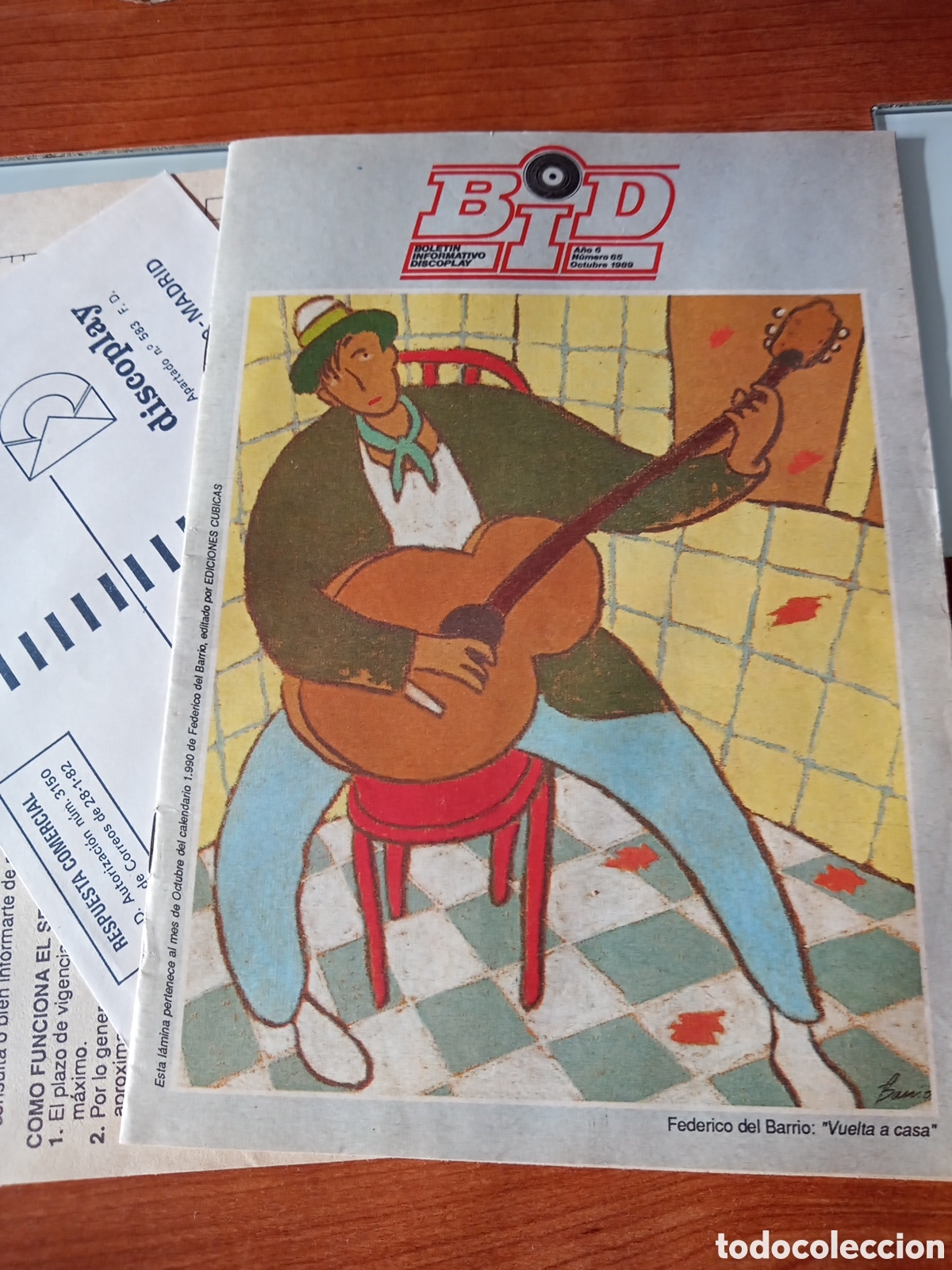Magazines de musique: Boletin Discoplay BID Octubre 1989