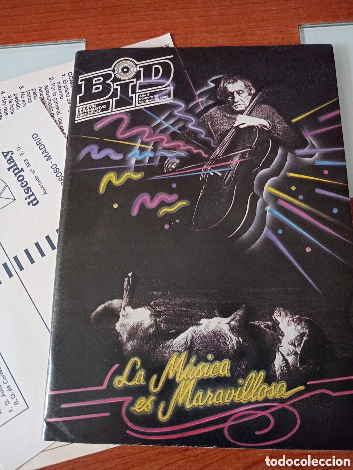 Magazines de musique: Boletin Discoplay BID Septiembre 1989