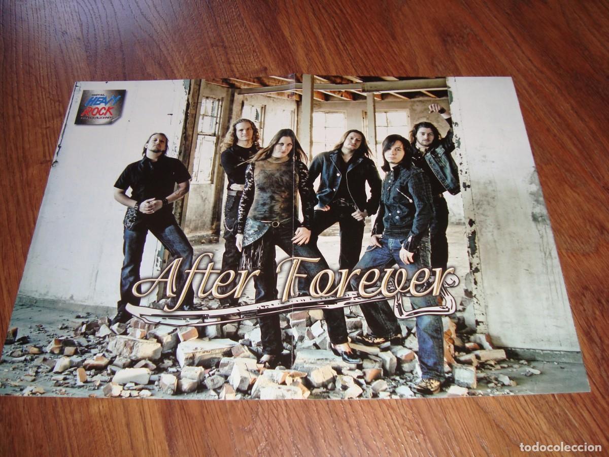 Music magazines: poster de after forever . heavy rock