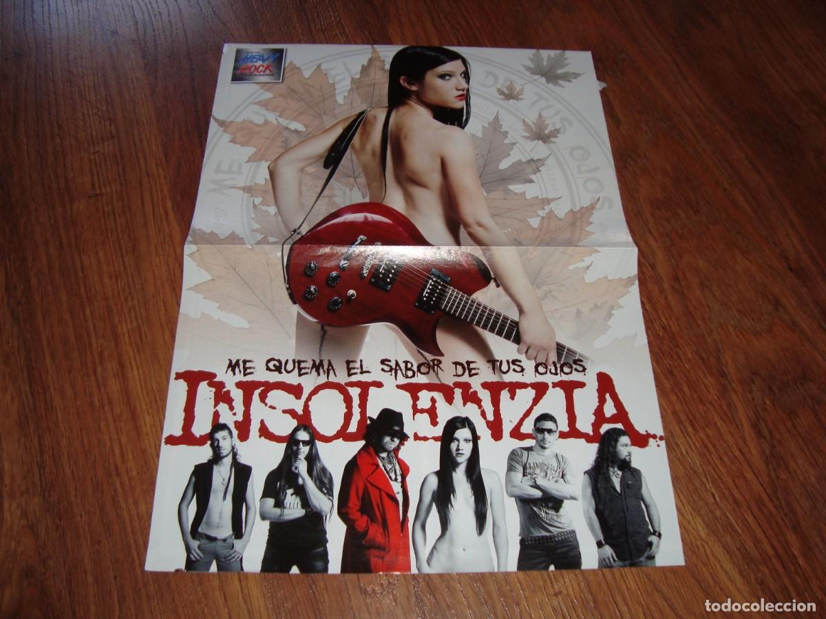 Music magazines: poster de insolenzia . heavy rock