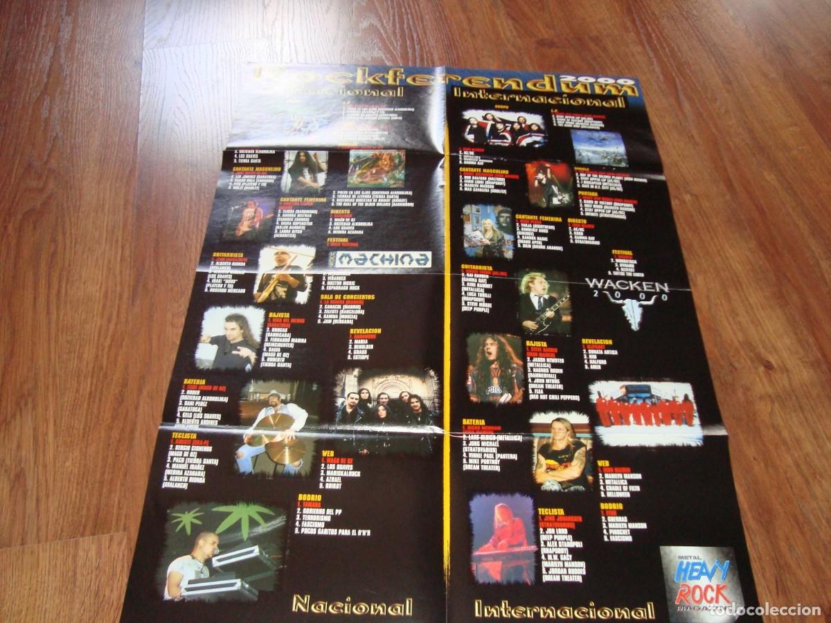 Music magazines: poster de rockferendum 2000. heavy rock