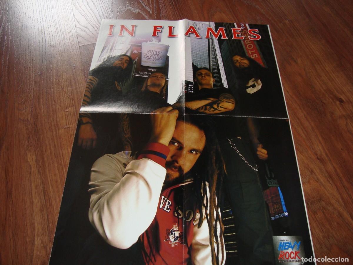 Music magazines: poster de in flames. heavy rock