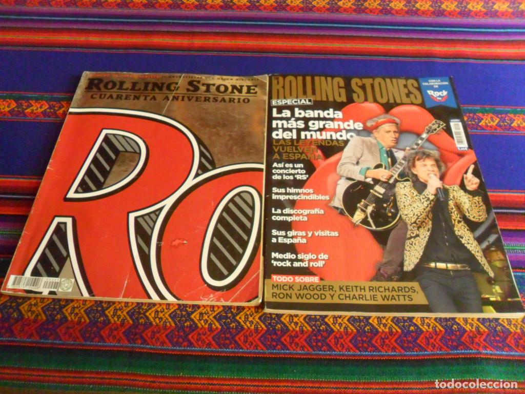 Revistas de m&uacute;sica: REVISTA ESPECIAL THE ROLLING STONES GRUPO V 2014 Y ROLLING STONE CUARENTA ANIVERSARIO 2007.