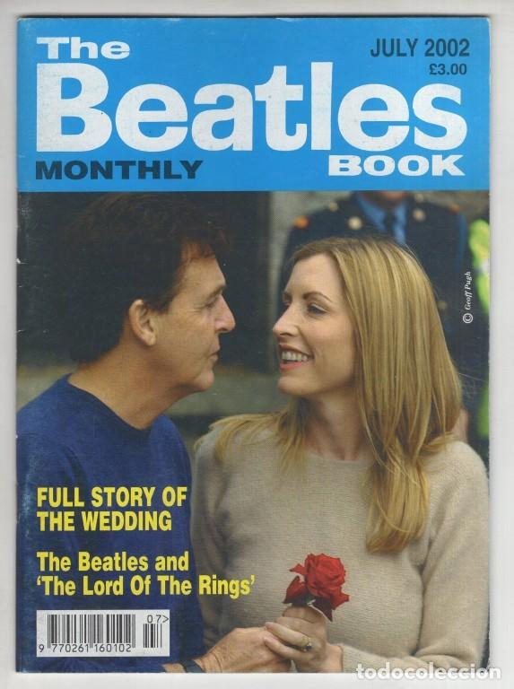 Revistas de m&uacute;sica: THE BEATLES MONTHLY BOOK #315 July 2002 UK magazine Paul McCartney Heather Mills