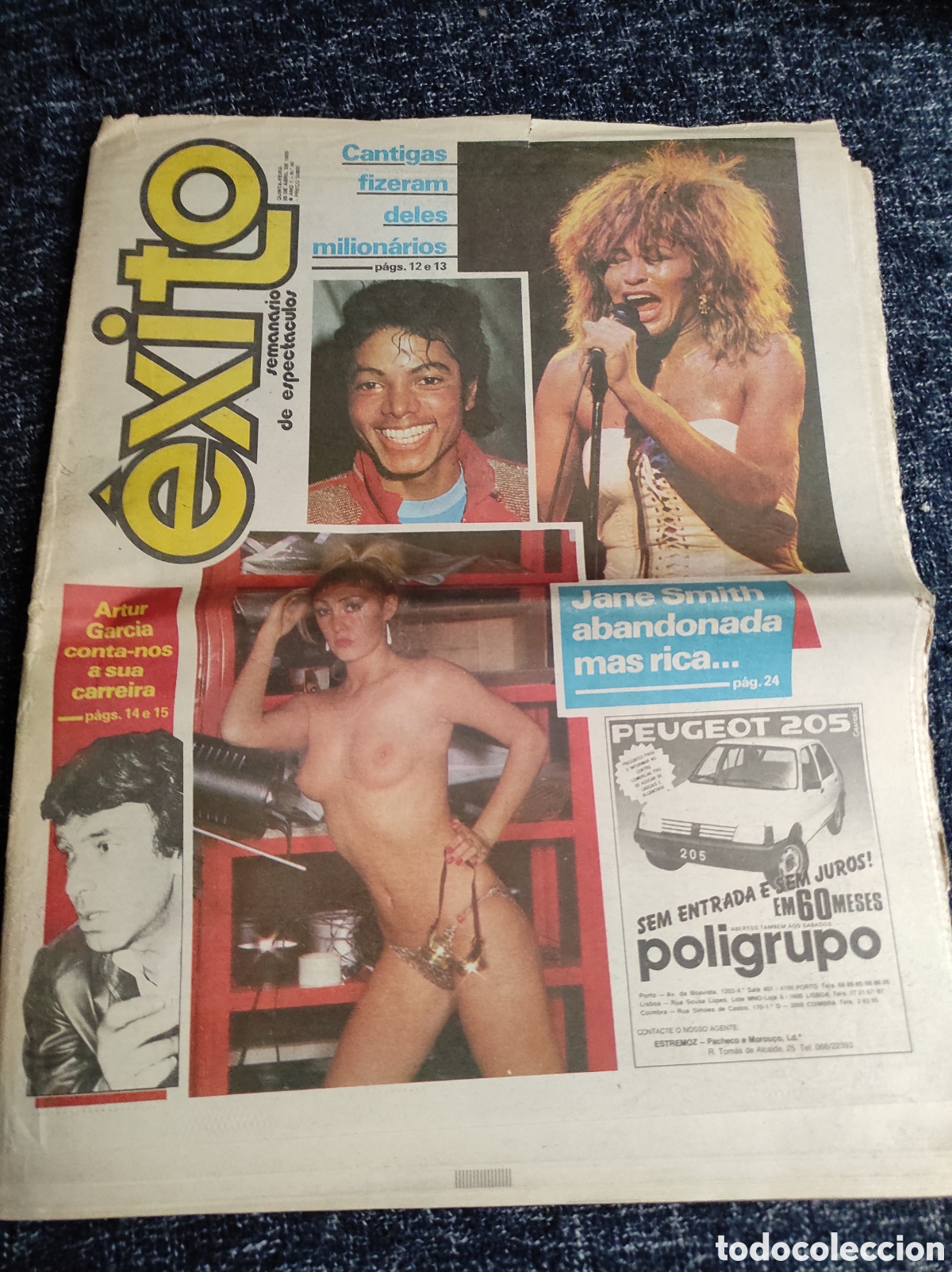 Magazines de musique: EXITO ABRIL 1985 -JANE SMITH, PERIODICO MUSICAL EDICION EN PORTUGUES