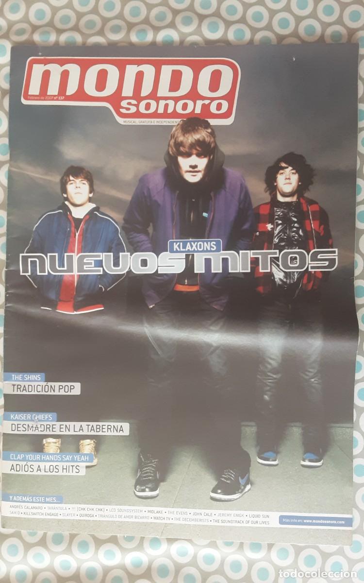 Riviste di musica: MONDO SONORO N&Uacute;MERO 137 KLAXONS FEBRERO 2007