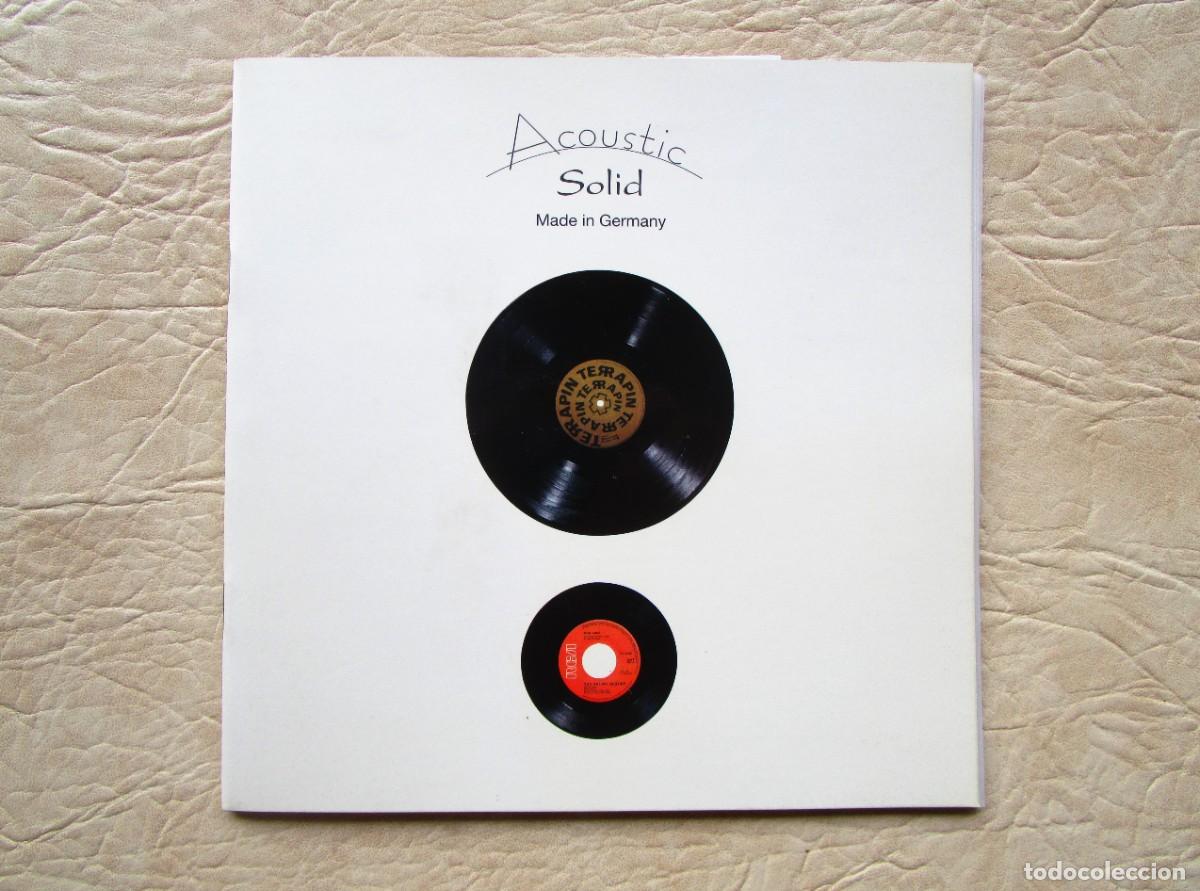 Revistas de m&uacute;sica: antiguo catalogo original acoustic solid varios modelos