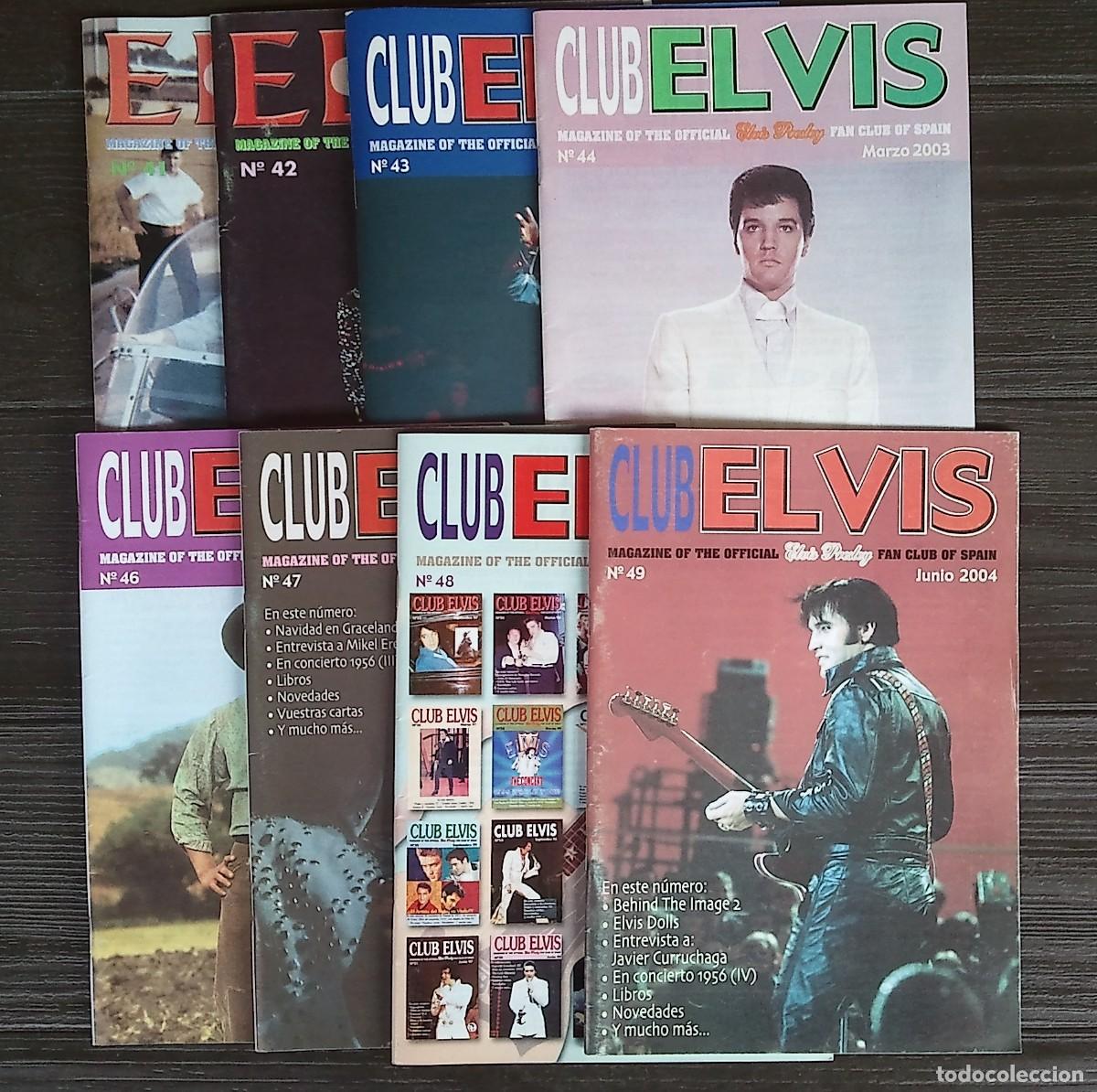 Music magazines: CLUB ELVIS Revista Club de fans Lote 10 revistas del 41 al 50