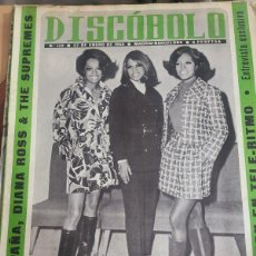 Revistas de música: DIANA ROSS & THE SUPREMES REVISTA DISCOBOLO N.142 ENERO 1968...