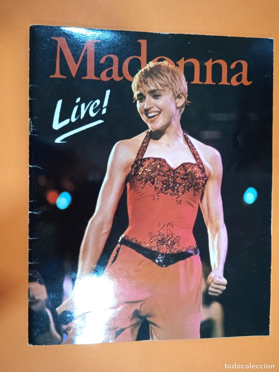 Revistas de m&uacute;sica: Madonna Live (Who's That Girl tour) Revista en espa&ntilde;ol de la &eacute;poca