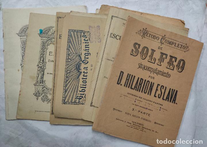Music magazines: Antiguos libros de m&uacute;sica. Los de las fotos