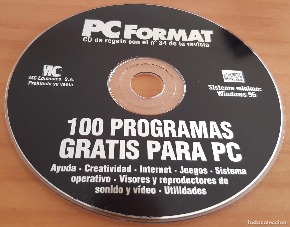 Revistas de m&uacute;sica: CD - PC FORMAT N&ordm; 34 - 100 PROGRAMAS GRATIS PARA PC - MC EDICIONES S.A. - PERFECTO ESTADO - Foto 2