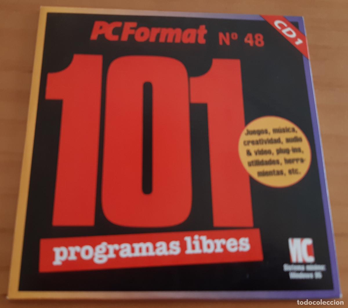 Revistas de m&uacute;sica: CD - PC FORMAT N&ordm; 48 - 101 PROGRAMAS LIBRES - MC EDICIONES S.A. - PERFECTO ESTADO - Foto 1