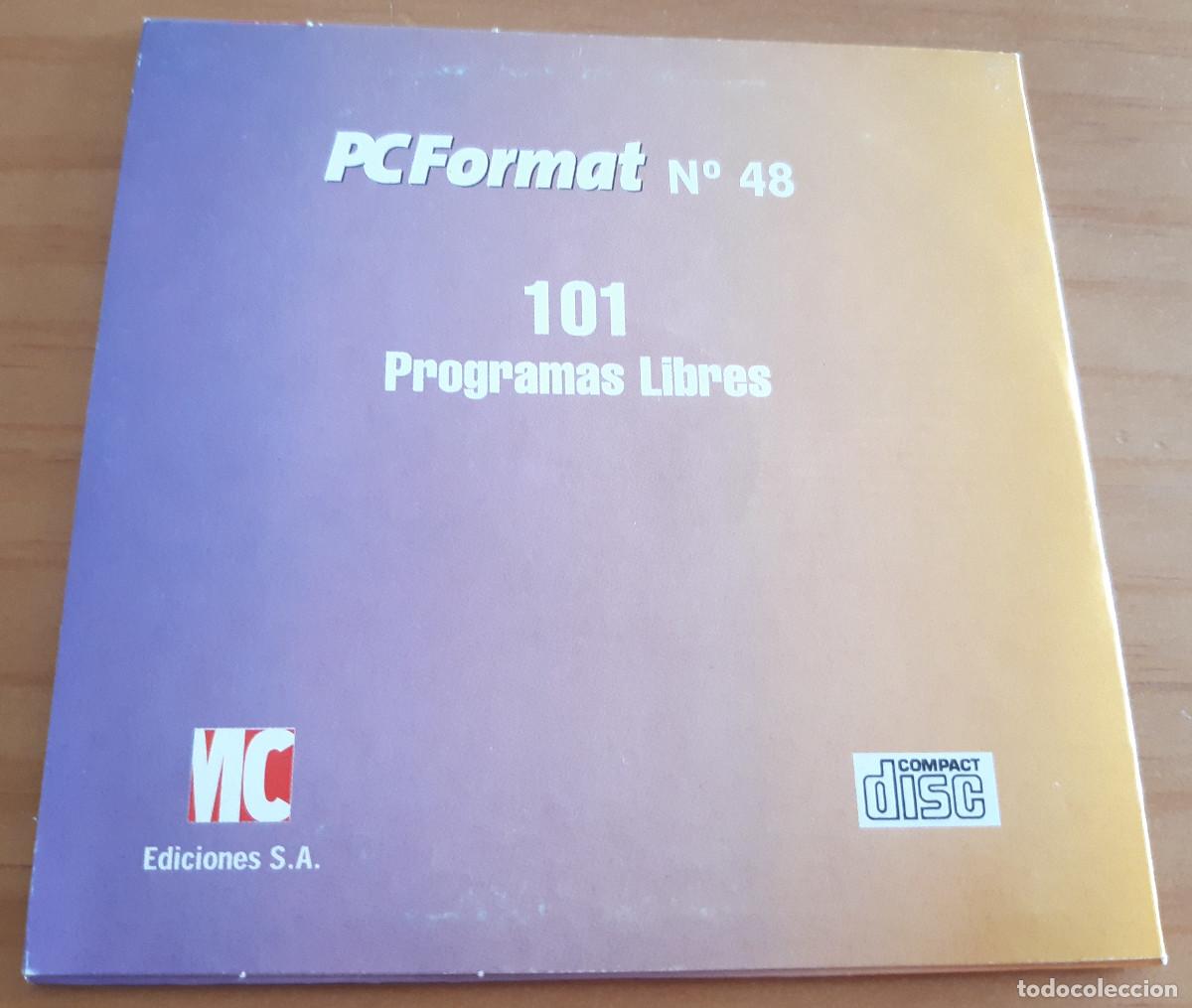 Revistas de m&uacute;sica: CD - PC FORMAT N&ordm; 48 - 101 PROGRAMAS LIBRES - MC EDICIONES S.A. - PERFECTO ESTADO - Foto 3