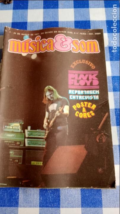 Magazines de musique: REVISTA MUSICAL MUSICA & SOM PORTUGAL N&ordm; 4, 24-03-1977, REPORTAJE PINK FLOID CONCIERTO EN PARIS