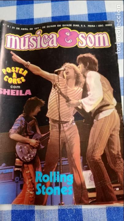 Magazines de musique: REVISTA MUSICAL MUSICA & SOM PORTUGAL N&ordm; 6, 21-04-1977, REPORTAJE ROLLING STONES