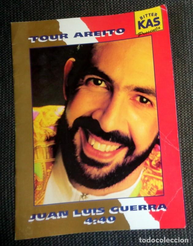 Magazines de musique: DOSSIER CUADERNO ANTIGUO TOUR AREITO GIRA 93. JUAN LUIS GUERRA 4:40. BITTER KAS PUBLICIDAD. BACHATA