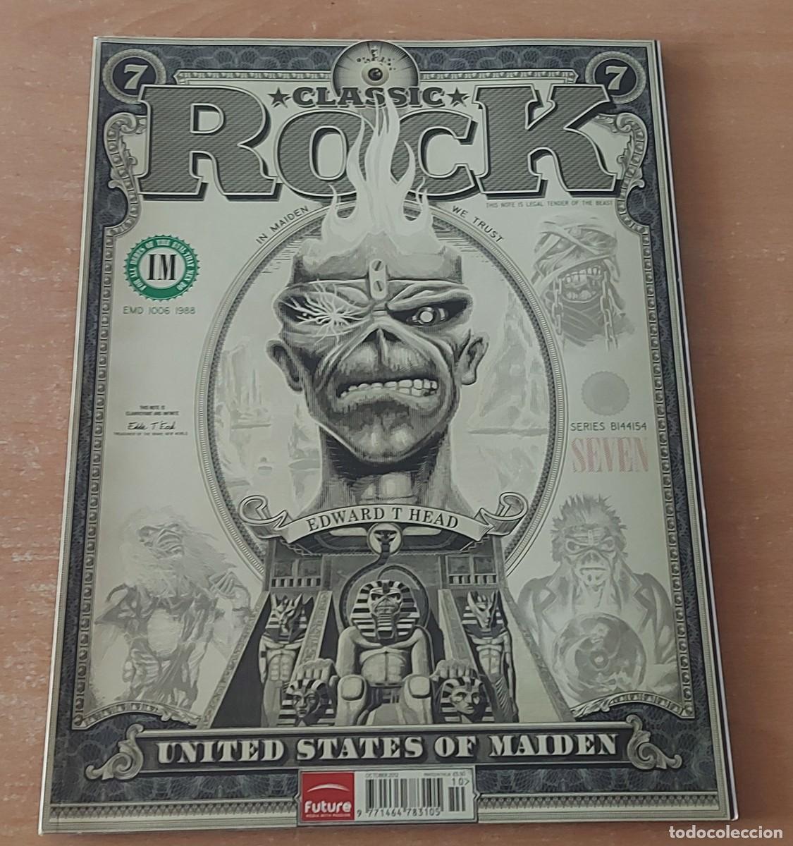 Revistas de m&uacute;sica: Revista CLASSIC ROCK UNITED STATES of IRON MAIDEN