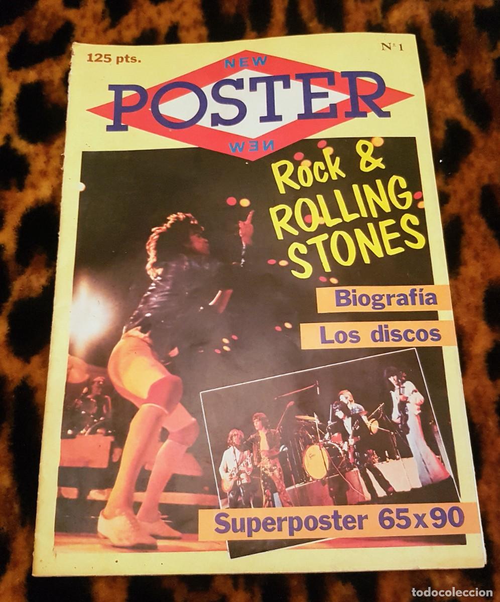 Revistas de m&uacute;sica: NEW POSTER-ROLLING STONES N&ordm;1 A&Ntilde;O 1982