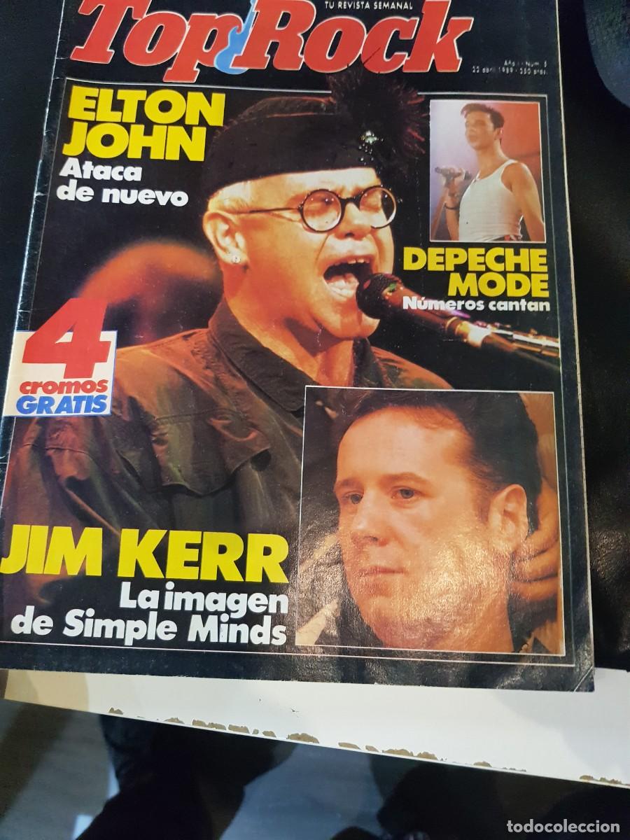 Revistas de m&uacute;sica: Rara revista musical toprock n.5 depeche mode elthon jhon jim kerr