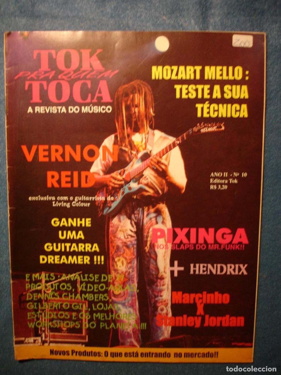 Music magazines: LIVING COLOUR Vernon Reid Revista TOK TOCA Brasil 1995
